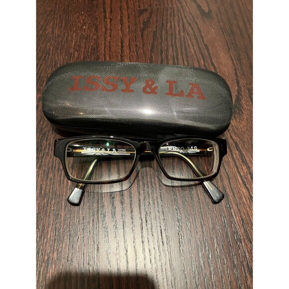 Lafont Issy and LA Enzo 349 Brown Rectangular Glasses Frames France - Picture 1 of 5
